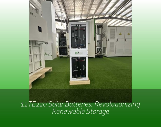 12TE220 Solar Batteries: Revolutionizing Renewable Storage